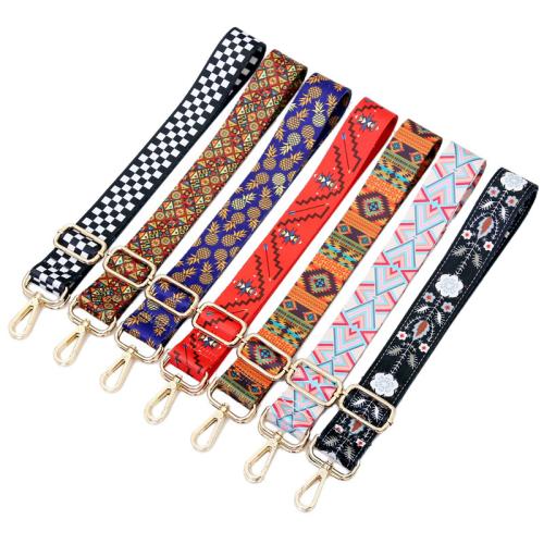 Tibetan Style Bag Straps, with Polyester, Adjustable & DIY & different designs for choice, more colors for choice, Width 3.8cm, length 80-140cm, Sold By PC