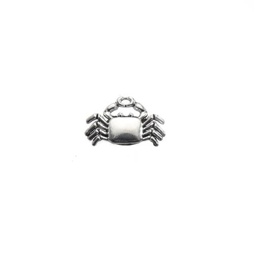 Tibetan Style Animal Pendants, Crab, antique silver color plated, DIY, 23x3x14mm, 1000/G, Sold By G