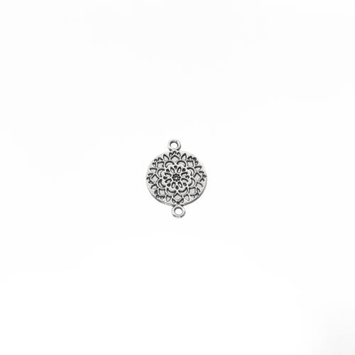 Tibetan Style Connector, antique silver color plated, DIY & 1/1 loop, 14x1x20mm, 1000/G, Sold By G