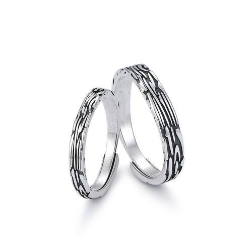 925 Sterling Silver Couple Ring, different styles for choice & for couple, silver color, US Ring Size:6-9, Sold By PC