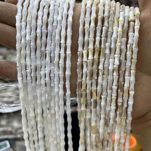 Natural Freshwater Shell Beads, Bamboo, DIY & different size for choice, more colors for choice, Sold By Strand