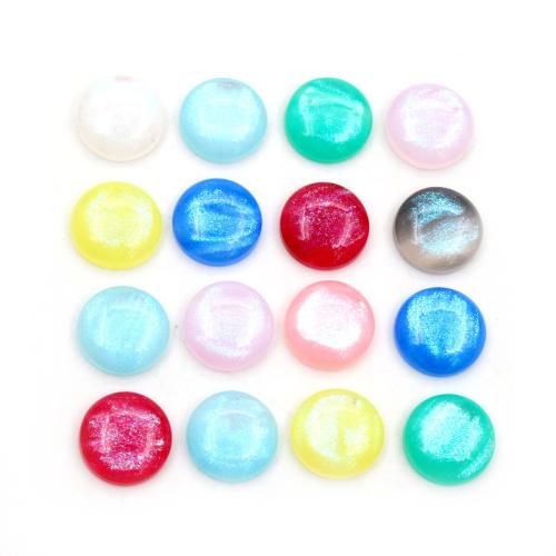 Fashion Resin Cabochons, Dome, DIY, more colors for choice, 12mm, Approx 100PCs/Bag, Sold By Bag