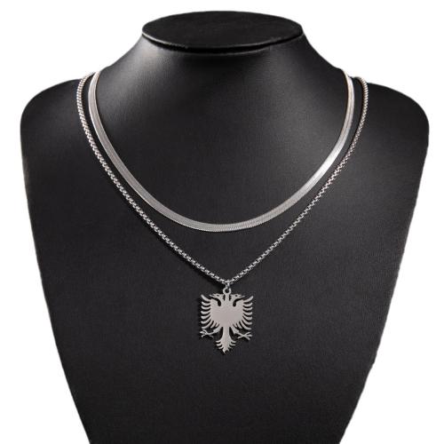 Edelstahl Schmuck Halskette, 304 Edelstahl, Modeschmuck & unisex & verschiedene Größen vorhanden, keine, verkauft von PC