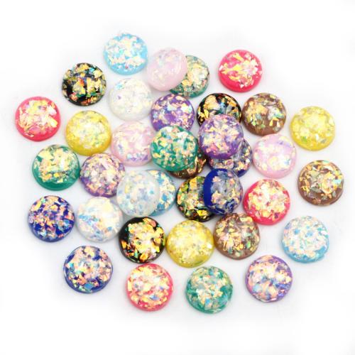 Fashion Resin Cabochons, Dome, DIY, more colors for choice, 12mm, Approx 100PCs/Bag, Sold By Bag