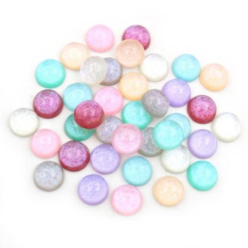 Fashion Resin Cabochons, Dome, DIY, more colors for choice, 12mm, Approx 100PCs/Bag, Sold By Bag