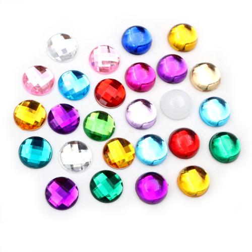 Fashion Resin Cabochons, DIY & mixed, more colors for choice, 12mm, Approx 100PCs/Bag, Sold By Bag