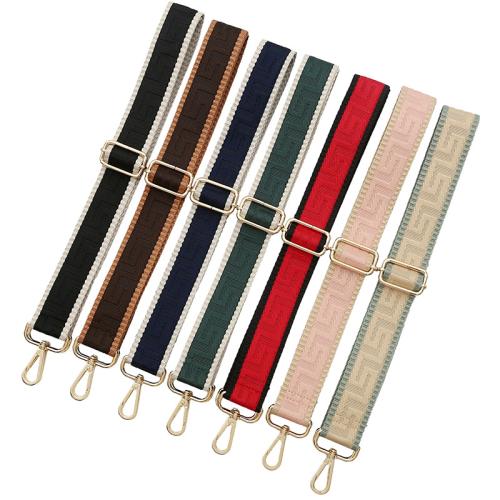 Tibetan Style Bag Straps, with Polyester, Adjustable & DIY, more colors for choice, Width 3.8cm, length 80-140cm, Sold By PC