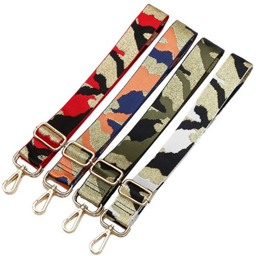 Tibetan Style Bag Straps, with Polyester, Adjustable & DIY, more colors for choice, Width 3.8cm, length 80-140cm, Sold By PC