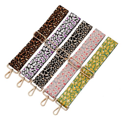 Tibetan Style Bag Straps, with Polyester, Adjustable & DIY, more colors for choice, Width 5cm, length 75-130cm, Sold By PC