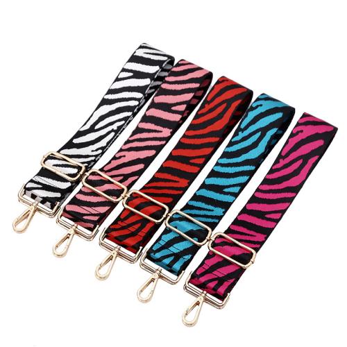 Tibetan Style Bag Straps, with Nylon, Adjustable & DIY, more colors for choice, Width 5cm, length 80-130cm, Sold By PC