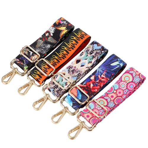 Tibetan Style Bag Straps, with Polyester, Adjustable & DIY & different designs for choice, more colors for choice, Width 3.8cm, length 80-140cm, Sold By PC