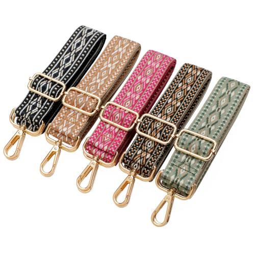 Tibetan Style Bag Straps, with Polyester, Adjustable & DIY, more colors for choice, Width 3.8cm, length 78-140cm, Sold By PC