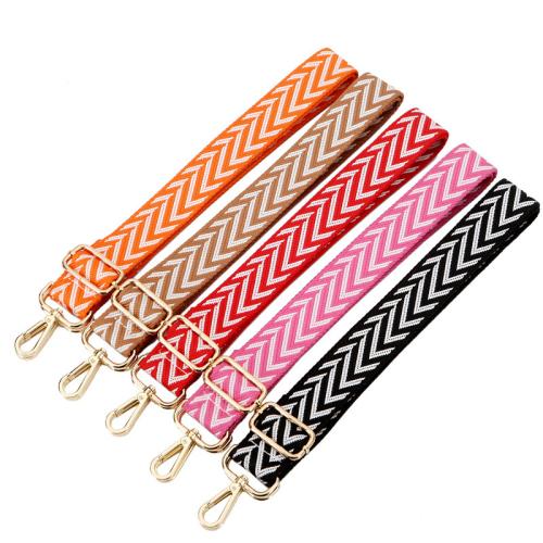 Tibetan Style Bag Straps, with Cotton Thread, Adjustable & DIY, more colors for choice, Width 3.8cm, length 80-140cm, Sold By PC