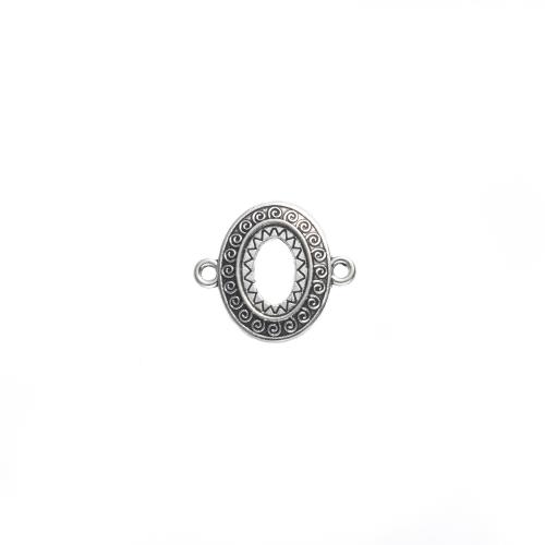 Tibetan Style Connector, antique silver color plated, DIY & 1/1 loop, 25x3x22mm, 1000/G, Sold By G