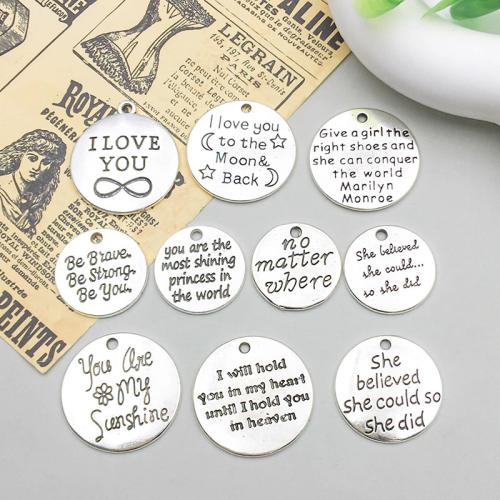 Pendentifs en alliage de zinc, Placage, DIY & styles différents pour le choix, plus de couleurs à choisir, 100PC/sac, Vendu par sac