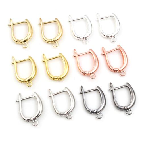 Brass Lever Back Earring Component, plated, DIY & different size for choice, more colors for choice, nickel, lead & cadmium free, Approx 100PCs/Bag, Sold By Bag