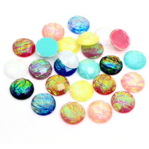 Fashion Resin Cabochons, Dome, DIY, more colors for choice, 12mm, Approx 100PCs/Bag, Sold By Bag