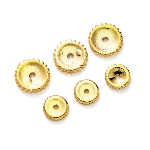 Brass Jewelry Beads, gold color plated, DIY & different size for choice, more colors for choice, nickel, lead & cadmium free, Sold By PC