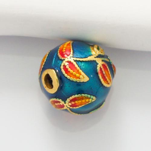 Brass Jewelry Beads, gold color plated, DIY & enamel, nickel, lead & cadmium free, Sold By PC