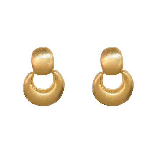 Boucles d'oreilles pendantes en laiton, Placage, bijoux de mode, plus de couleurs à choisir, protéger l'environnement, sans nickel, plomb et cadmium, 12.40x19.50mm, Vendu par paire