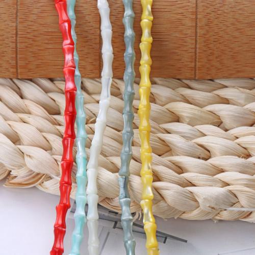 Natural Freshwater Shell Beads, Bamboo, DIY, more colors for choice, 4x7mm, Sold Per Approx 36 cm Strand