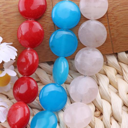 Gemstone Jewelry Beads, Natural Stone, DIY & different materials for choice, more colors for choice, 16mm, Approx 26PCs/Strand, Sold By Strand