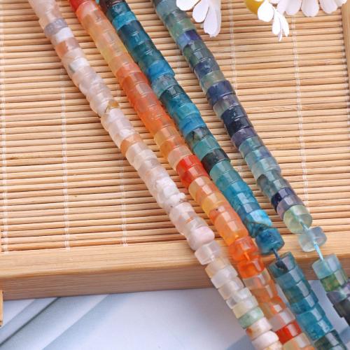 Gemstone Jewelry Beads, Natural Stone, DIY & different materials for choice, more colors for choice, 3x6mm, Approx 95PCs/Strand, Sold By Strand