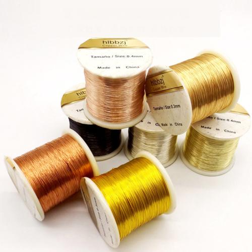 Brass Wire, DIY & different size for choice, more colors for choice, Sold By PC