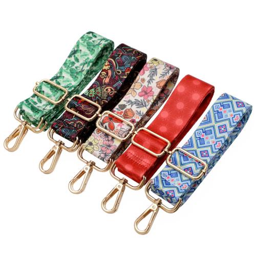 Tibetan Style Bag Straps, with Polyester, Adjustable & DIY & different designs for choice, more colors for choice, Width 3.8cm, length 78-140cm, Sold By PC