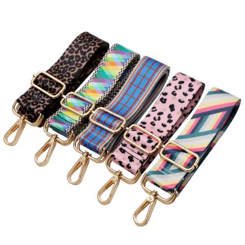 Tibetan Style Bag Straps, with Polyester, Adjustable & DIY & different designs for choice, more colors for choice, Width 3.8cm, length 78-140cm, Sold By PC