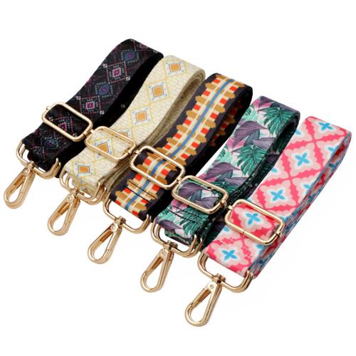 Tibetan Style Bag Straps, with Polyester, Adjustable & DIY, more colors for choice, Width 3.8cm, length 78-140cm, Sold By PC