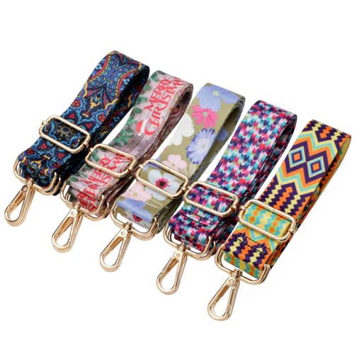 Tibetan Style Bag Straps, with Polyester, Adjustable & DIY & different designs for choice, more colors for choice, Width 3.8cm, length 78-140cm, Sold By PC