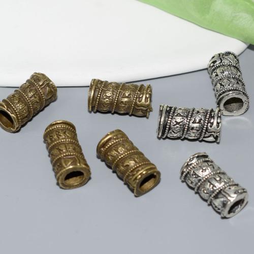 Tibetan Style Jewelry Beads, plated, DIY, more colors for choice, 18x9x5mm, 100PCs/Bag, Sold By Bag