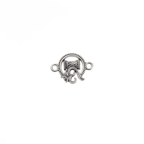 Tibetan Style Connector, antique silver color plated, DIY & 1/1 loop, 21x2x16mm, 1003/G, Sold By G