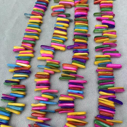 Natural Freshwater Shell Beads, DIY, more colors for choice, about:15-22mm, Approx 140PCs/Strand, Sold By Strand