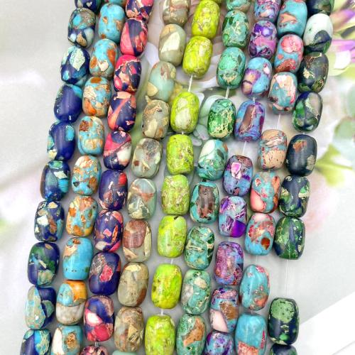 Gemstone Jewelry Beads, Natural Stone, DIY & different materials for choice, more colors for choice, 10x14mm, Sold Per Approx 38 cm Strand