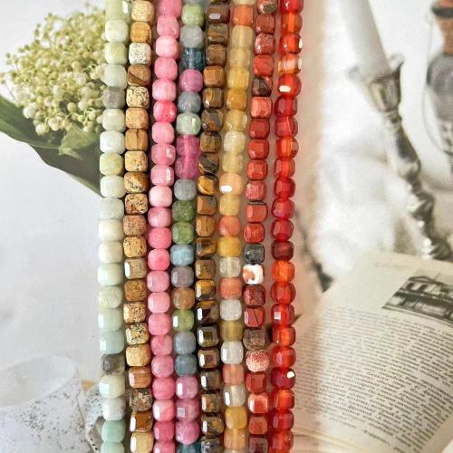 Gemstone Jewelry Beads, Natural Stone, DIY & different materials for choice, more colors for choice, 6mm, Sold Per Approx 38 cm Strand