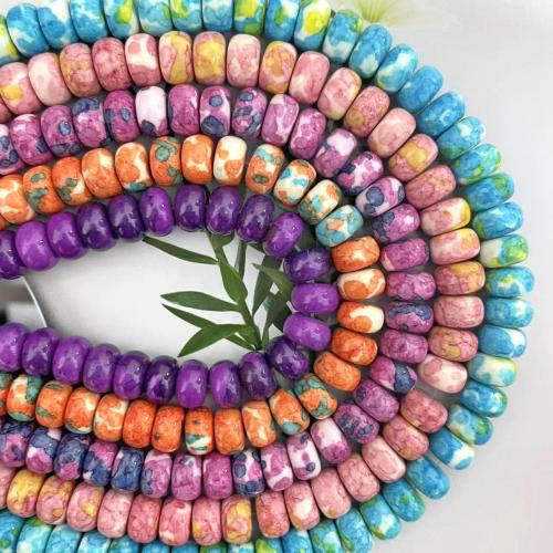 Rain Flower Stone Beads, DIY, more colors for choice, 10mm, Sold Per Approx 38 cm Strand