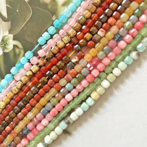 Gemstone Jewelry Beads, Natural Stone, DIY & different materials for choice, more colors for choice, 6mm, Approx 61PCs/Strand, Sold By Strand