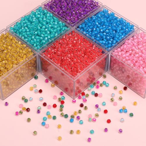 Mixed Glass Seed Beads, Seedbead, DIY, more colors for choice, 4mm, Approx 140PCs/Bag, Sold By Bag