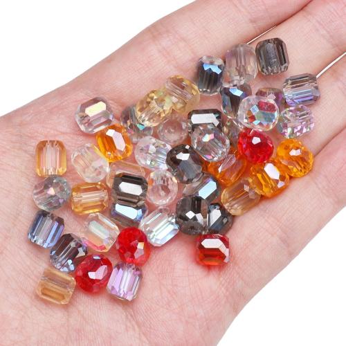 Abalorios de Cristal, Bricolaje, más colores para la opción, 8x9mm, agujero:aproximado 1mm, 10PCs/Bolsa, Vendido por Bolsa