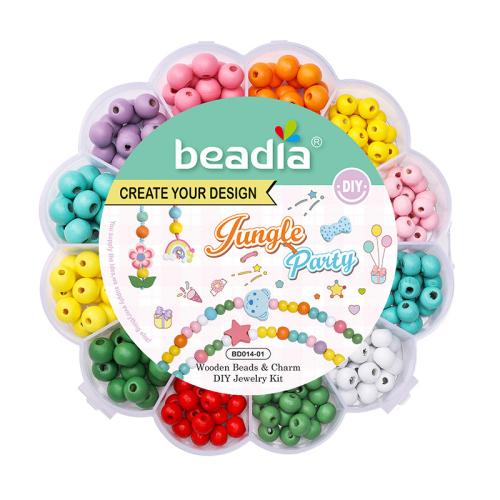 Acrylic Jewelry Beads, DIY, mixed colors, Sold By Box