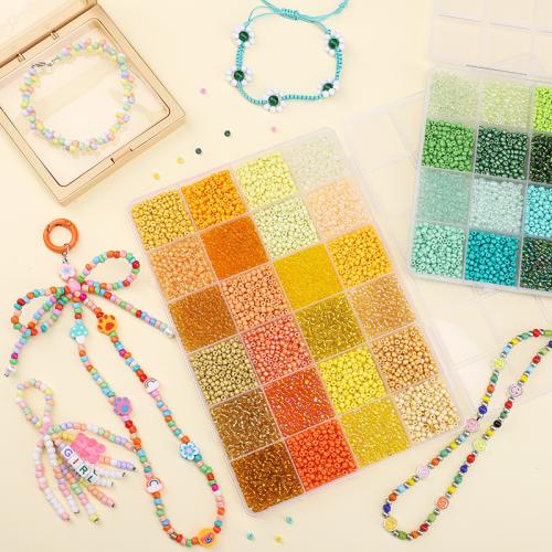 Mixed Glass Seed Beads, Seedbead, DIY, more colors for choice, Approx 5200PCs/Box, Sold By Box