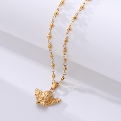 Stainless Steel Jewelry Necklace, 304 Stainless Steel, plated, for woman, Length:51-80 cm, Sold By PC