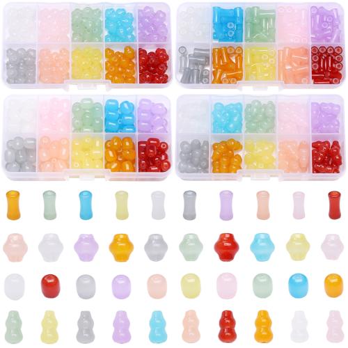 Fashion Glass Beads, DIY, more colors for choice, Sold By Box