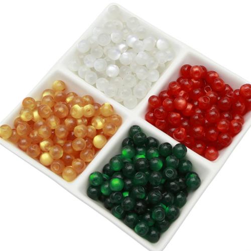 Fashion Glass Beads, DIY, more colors for choice, 10mm, Hole:Approx 1.5mm, 10PCs/Bag, Sold By Bag