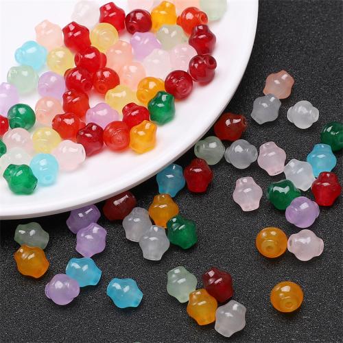 Fashion Glass Beads, Lantern, DIY, more colors for choice, Hole:Approx 1mm, 20PCs/Bag, Sold By Bag