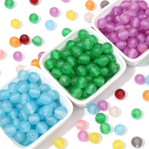 Resin Jewelry Beads, Round, different packing style for choice & DIY, more colors for choice, 10mm, Sold By Bag