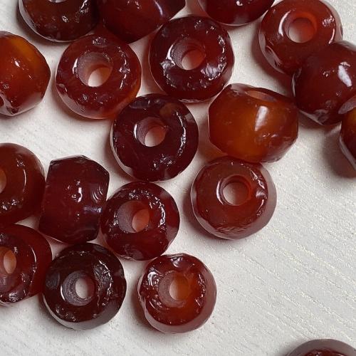 Natural Red Agate Beads, DIY, 8x11mm, Sold By PC