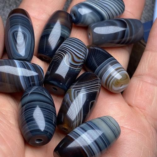 Perles agates, Agate, Seau, DIY, 13x25mm, Vendu par PC